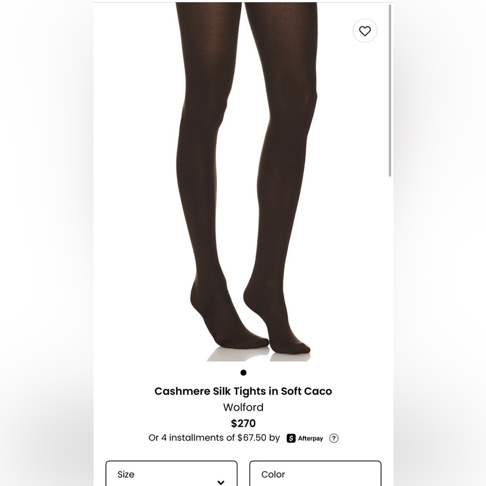 wolford brown tights